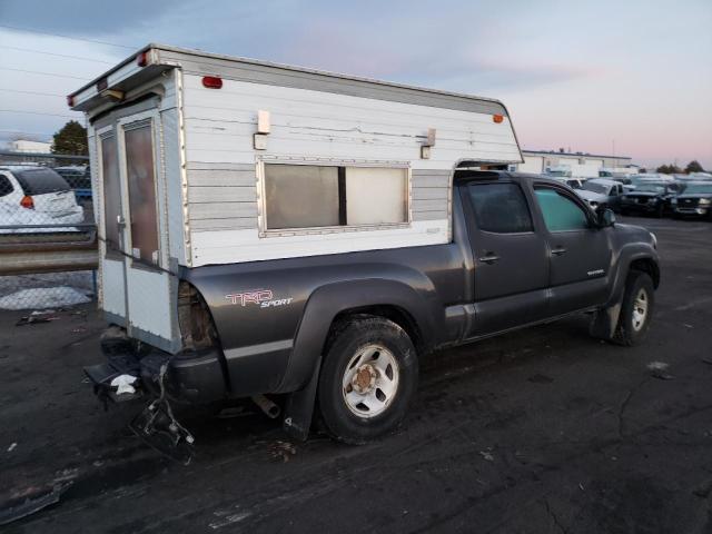 3TMMU4FN1AM016352 - 2010 TOYOTA TACOMA DOUBLE CAB LONG BED GRAY photo 3