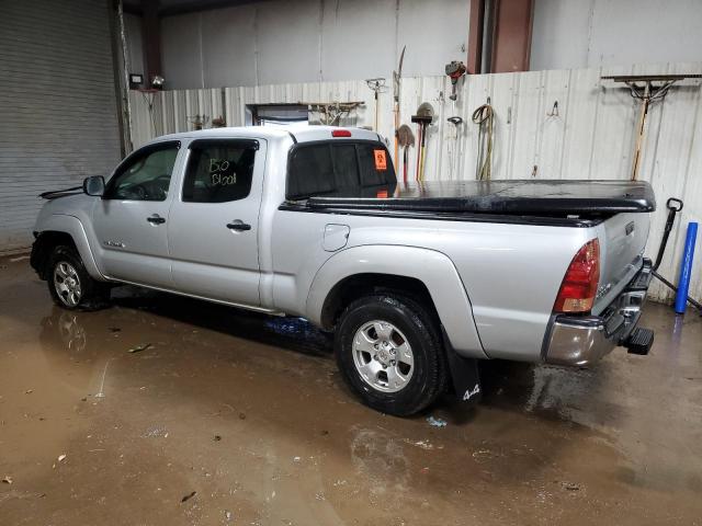 5TEMU52N65Z114359 - 2005 TOYOTA TACOMA DOUBLE CAB LONG BED SILVER photo 2