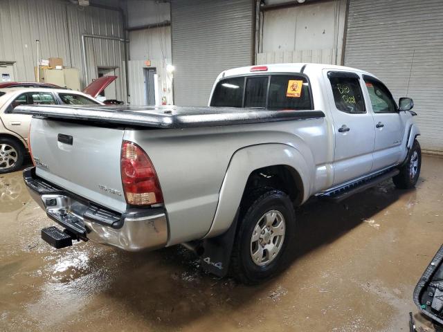 5TEMU52N65Z114359 - 2005 TOYOTA TACOMA DOUBLE CAB LONG BED SILVER photo 3