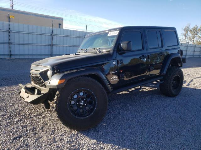1C4HJXEG1JW248397 - 2018 JEEP WRANGLER U SAHARA BLACK photo 1