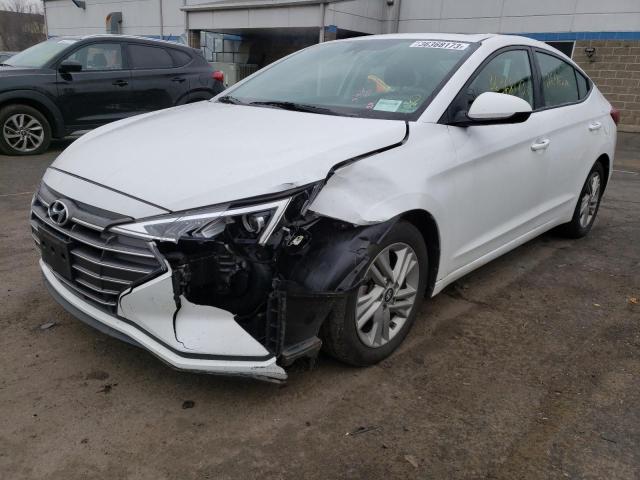 5NPD84LF2LH620387 - 2020 HYUNDAI ELANTRA WHITE photo 1