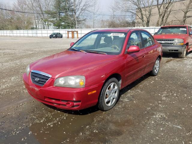 KMHDN46D84U857438 - 2004 HYUNDAI ELANTRA GLS  photo 2