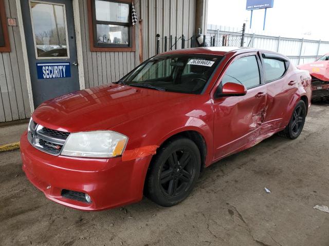 1C3CDZCG5DN709339 - 2013 DODGE AVENGER SXT RED photo 1