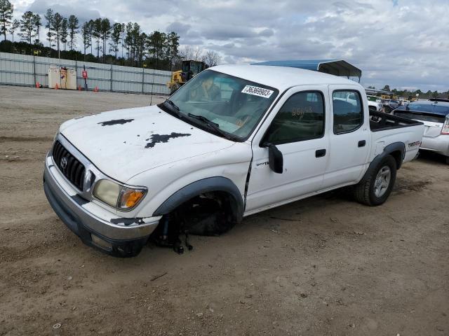 5TEGN92N51Z814594 - 2001 TOYOTA TACOMA DOUBLE CAB PRERUNNER WHITE photo 1