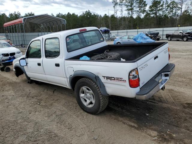 5TEGN92N51Z814594 - 2001 TOYOTA TACOMA DOUBLE CAB PRERUNNER WHITE photo 2