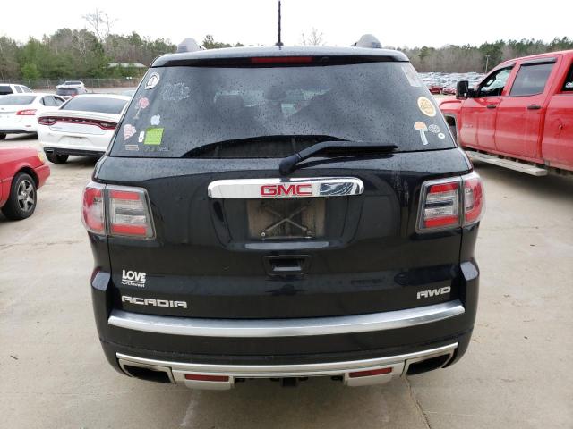 1GKKVTKD1DJ195476 - 2013 GMC ACADIA DENALI BLACK photo 6