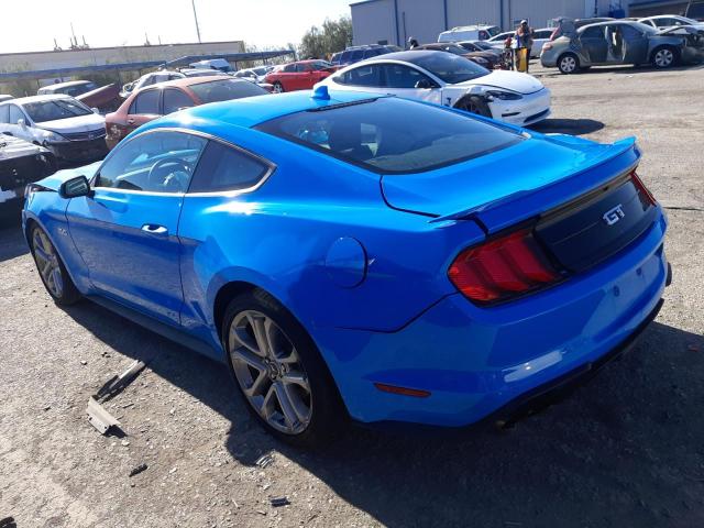 1FA6P8CF9N5133490 - 2022 FORD MUSTANG GT BLUE photo 2