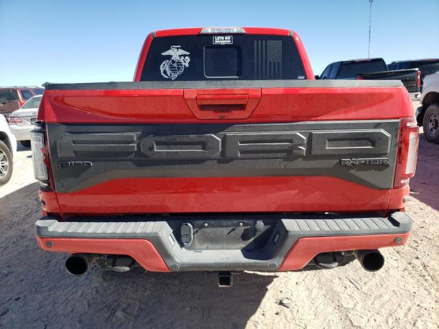 1FTFW1RGXJFD95799 - 2018 FORD F150 RAPTOR RED photo 6