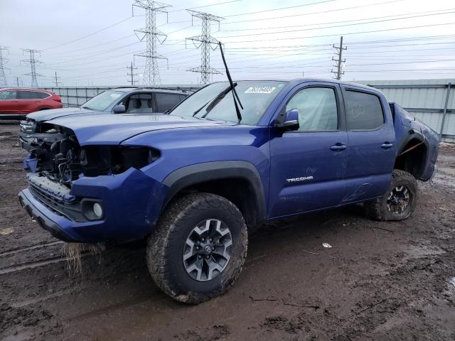 3TYCZ5AN2NT053432 - 2022 TOYOTA TACOMA DOUBLE CAB 蓝色 照片 1