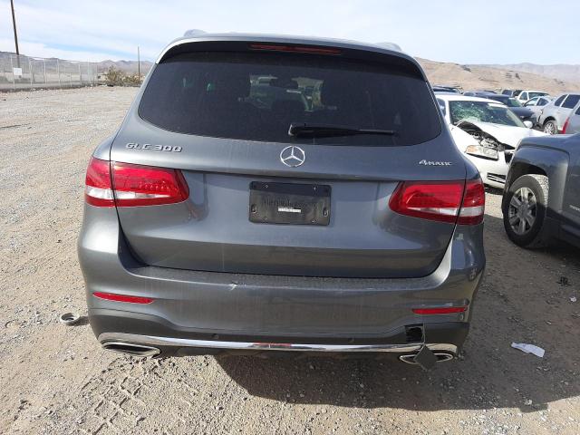 WDC0G4KB8HF142553 - 2017 MERCEDES-BENZ GLC 300 4MATIC GRAY photo 6