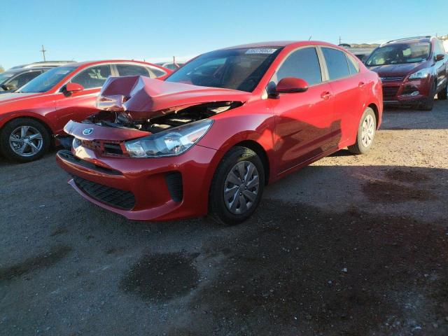 3KPA24AB3KE207367 - 2019 KIA RIO S RED photo 1