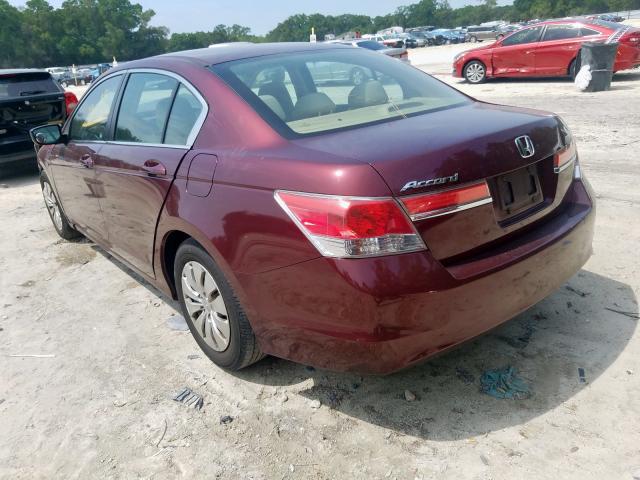 1HGCP2F39CA073390 - 2012 HONDA ACCORD LX  photo 3