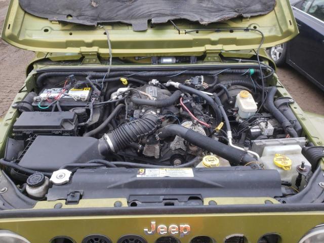 1J4BA5H11AL214179 - 2010 JEEP WRANGLER U SAHARA GREEN photo 11