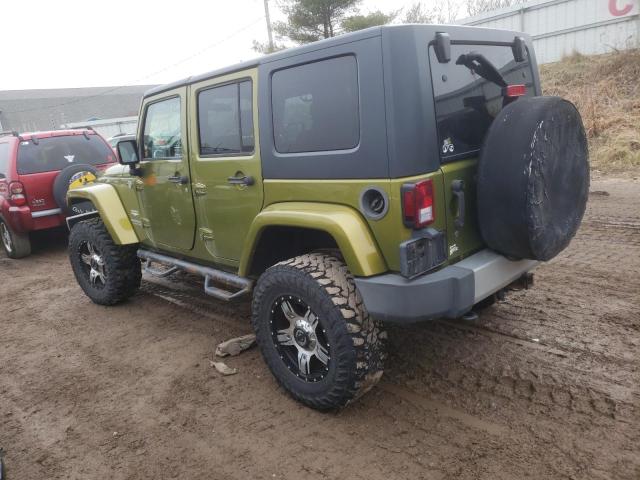 1J4BA5H11AL214179 - 2010 JEEP WRANGLER U SAHARA GREEN photo 2