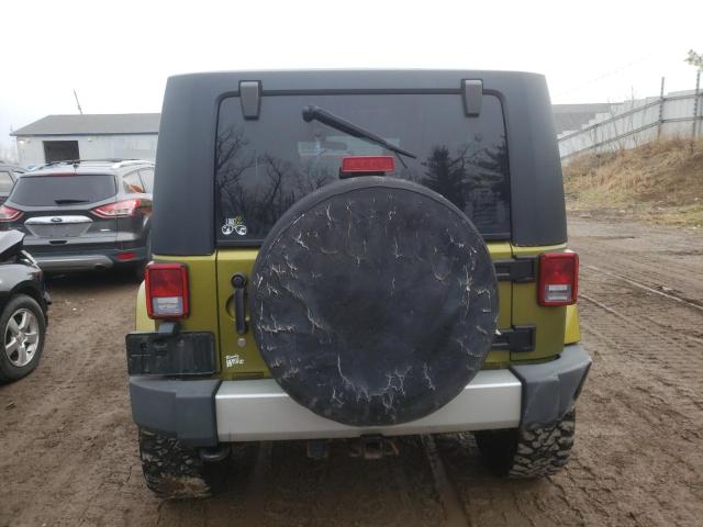 1J4BA5H11AL214179 - 2010 JEEP WRANGLER U SAHARA GREEN photo 6