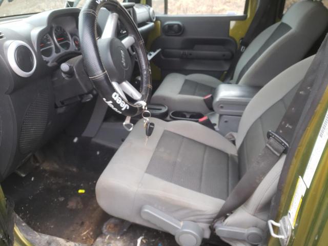 1J4BA5H11AL214179 - 2010 JEEP WRANGLER U SAHARA GREEN photo 7