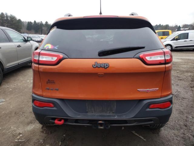 1C4PJMBS7GW124274 - 2016 JEEP CHEROKEE TRAILHAWK ORANGE photo 6