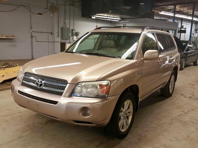 JTEEW21A960029086 - 2006 TOYOTA HIGHLANDER HYBRID  photo 2