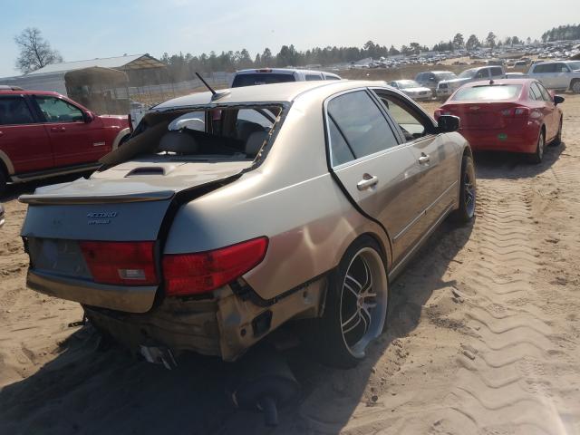 JHMCN36405C010221 - 2005 HONDA ACCORD HYBRID TAN photo 4