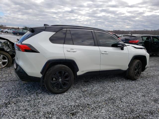 2T3E6RFV4NW031038 - 2022 TOYOTA RAV4 XSE WHITE photo 3