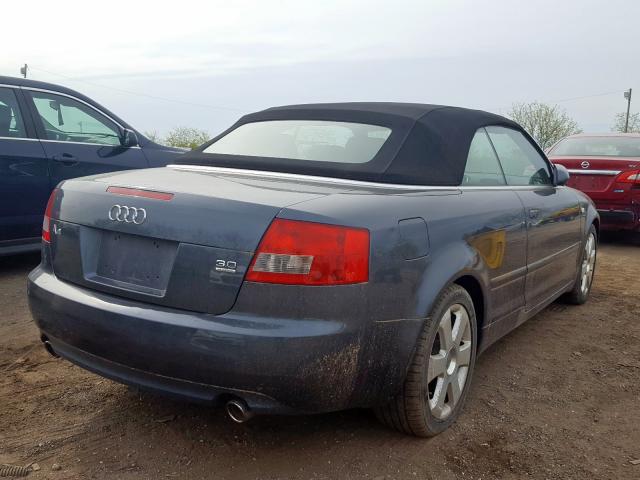 WAUDT48H66K005269 - 2006 AUDI A4 QUATTRO  photo 4