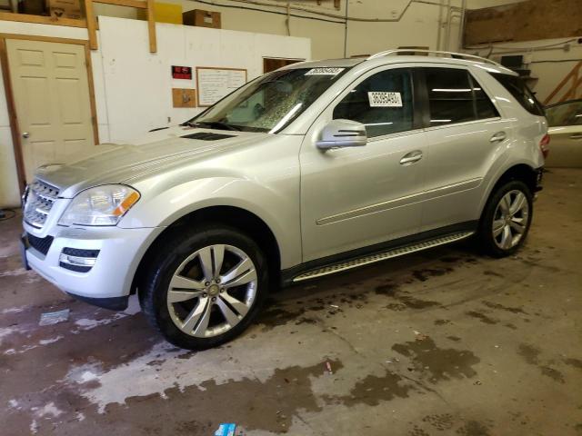 4JGBB8GB0BA628710 - 2011 MERCEDES-BENZ ML 350 4MATIC SILVER photo 1