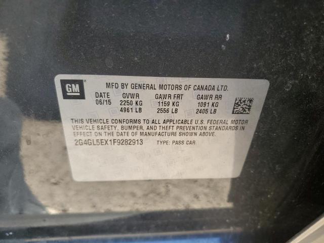 2G4GL5EX1F9282913 - 2015 BUICK REGAL 黑色 照片 12