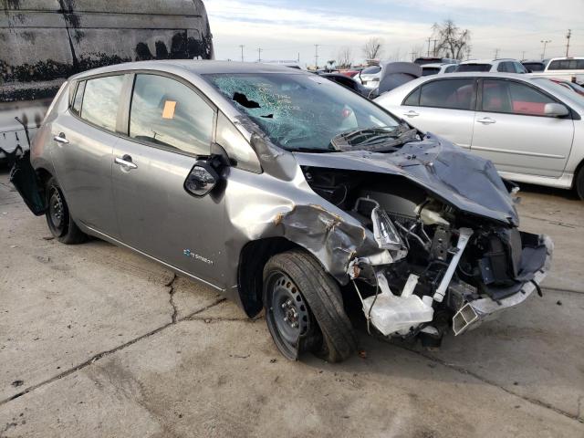 1N4AZ0CP5FC304408 - 2015 NISSAN LEAF S GRAY photo 4