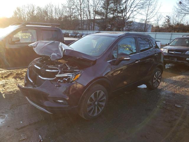 KL4CJGSB4JB692703 - 2018 BUICK ENCORE ESSENCE MAROON photo 1