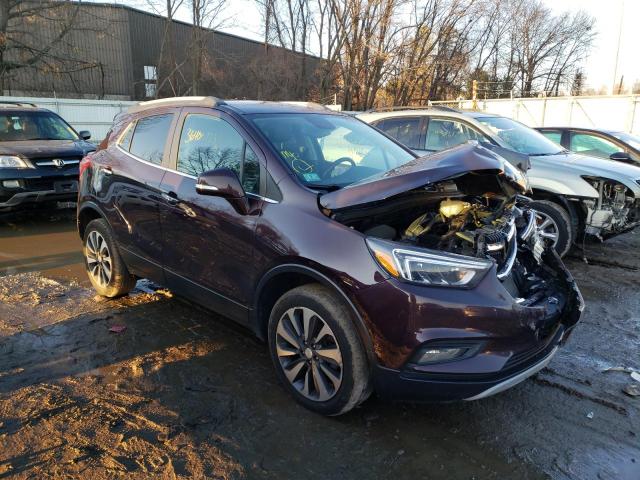 KL4CJGSB4JB692703 - 2018 BUICK ENCORE ESSENCE MAROON photo 4