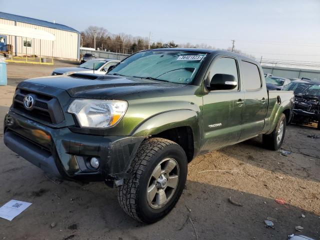 5TFMU4FN3DX014892 - 2013 TOYOTA TACOMA DOUBLE CAB LONG BED GREEN photo 1