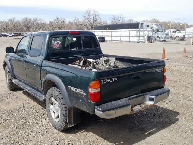 5TEGN92N42Z079060 - 2002 TOYOTA TACOMA DOUBLE CAB PRERUNNER  photo 3