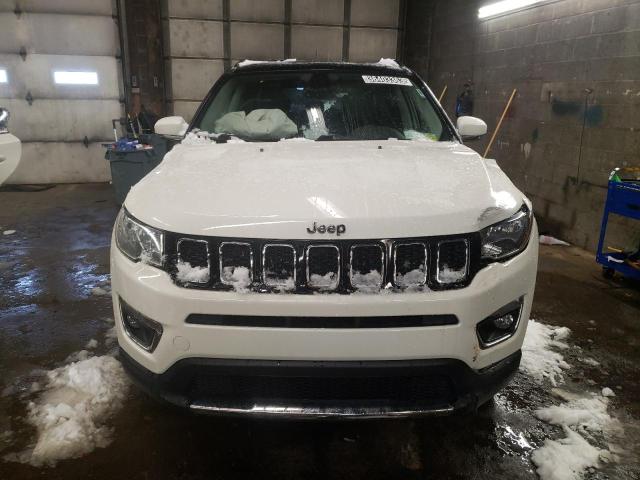 3C4NJDCB8JT400237 - 2018 JEEP COMPASS LIMITED WHITE photo 5