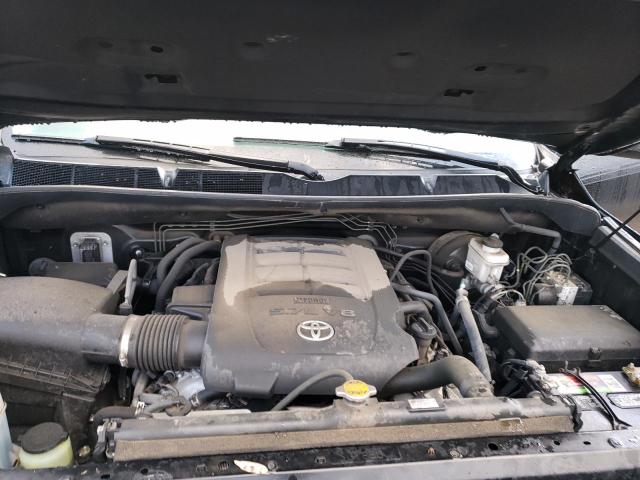 5TFUW5F17HX628377 - 2017 TOYOTA TUNDRA DOUBLE CAB SR/SR5 BLACK photo 11