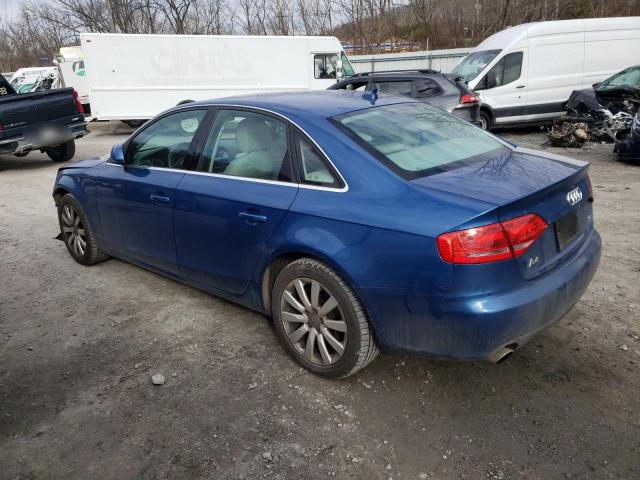 WAULK78K29N007938 - 2009 AUDI A4 3.2 QUATTRO BLUE photo 2