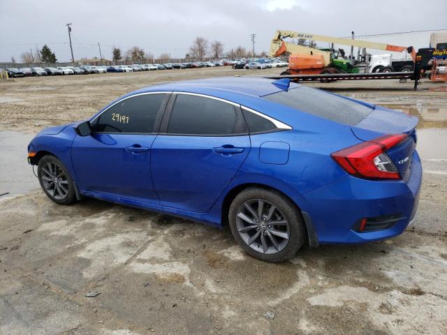 19XFC1F7XME200957 - 2021 HONDA CIVIC EXL BLUE photo 2