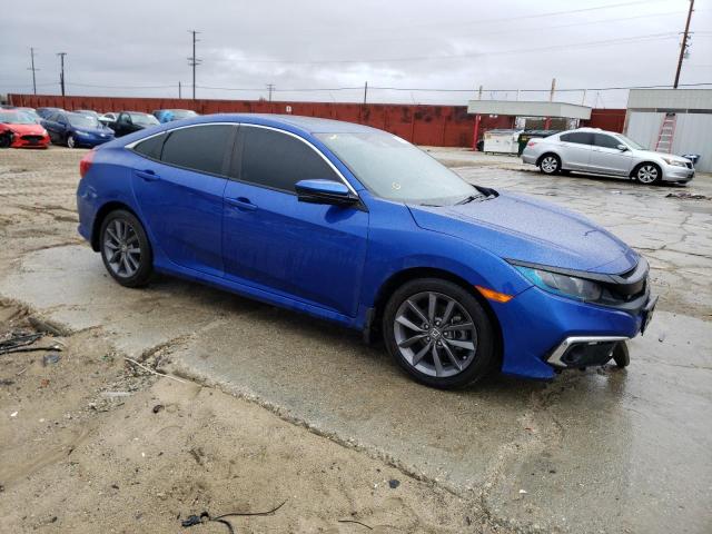 19XFC1F7XME200957 - 2021 HONDA CIVIC EXL BLUE photo 4