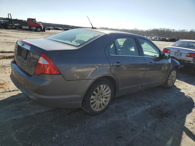 3FADP0L33CR222061 - 2012 FORD FUSION HYBRID GRAY photo 3