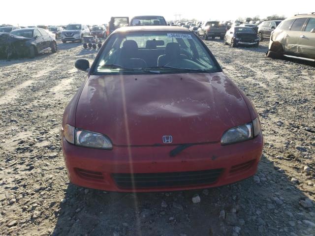 2HGEH235XRH525689 - 1994 HONDA CIVIC CX RED photo 5