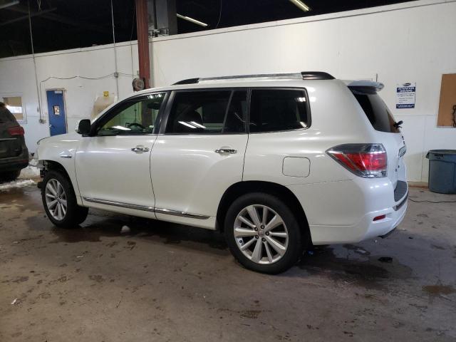 JTEDC3EH9D2013103 - 2013 TOYOTA HIGHLANDER HYBRID LIMITED WHITE photo 2