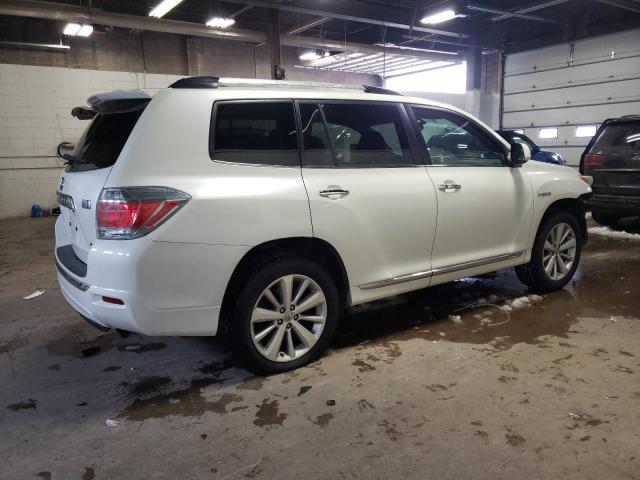 JTEDC3EH9D2013103 - 2013 TOYOTA HIGHLANDER HYBRID LIMITED WHITE photo 3