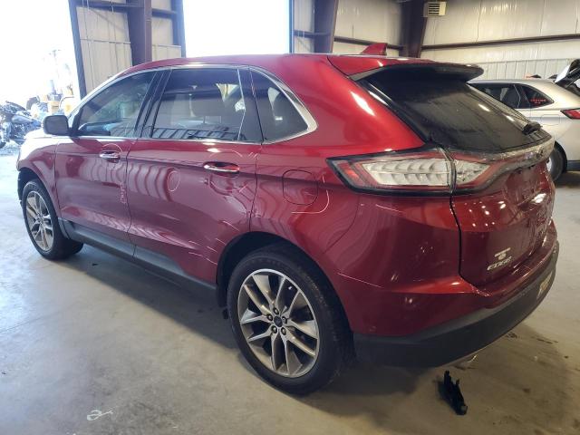 2FMPK3K89JBC18205 - 2018 FORD EDGE TITANIUM BURGUNDY photo 2