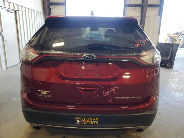 2FMPK3K89JBC18205 - 2018 FORD EDGE TITANIUM BURGUNDY photo 6