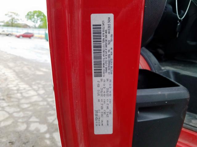 3C6TRVNG4GE119250 - 2016 RAM PROMASTER 1500 1500 STANDARD  photo 10