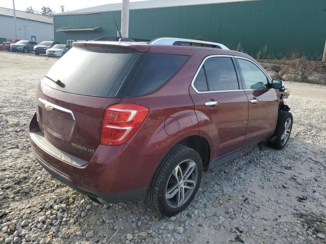 2GNFLGE33G6337428 - 2016 CHEVROLET EQUINOX LTZ RED photo 3