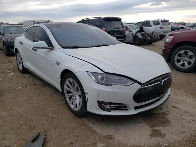 5YJSA1H1XEFP56825 - 2014 TESLA MODEL S Սպիտակ լուսանկար 4