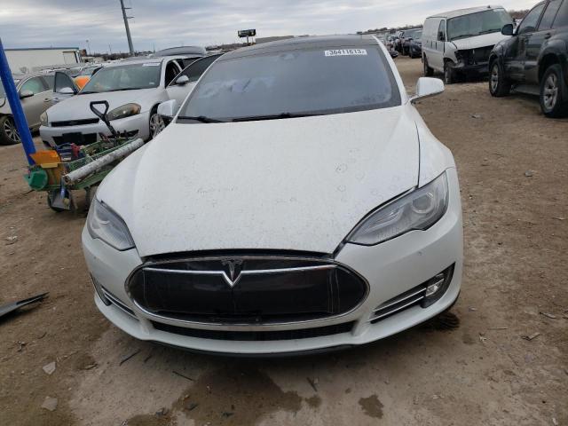 5YJSA1H1XEFP56825 - 2014 TESLA MODEL S Սպիտակ լուսանկար 5