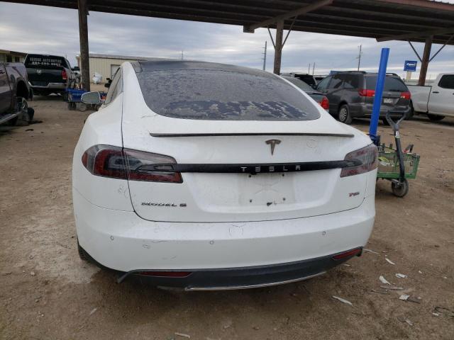 5YJSA1H1XEFP56825 - 2014 TESLA MODEL S Սպիտակ լուսանկար 6