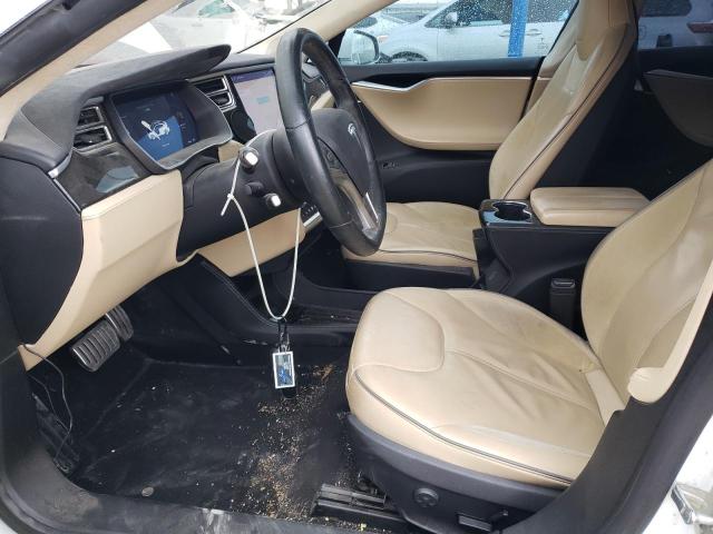 5YJSA1H1XEFP56825 - 2014 TESLA MODEL S Սպիտակ լուսանկար 7