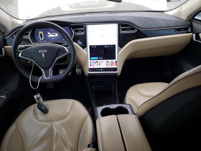 5YJSA1H1XEFP56825 - 2014 TESLA MODEL S Սպիտակ լուսանկար 8